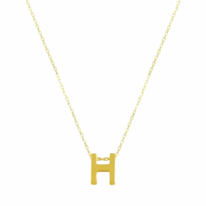 H HARFİ ALTIN KOLYE